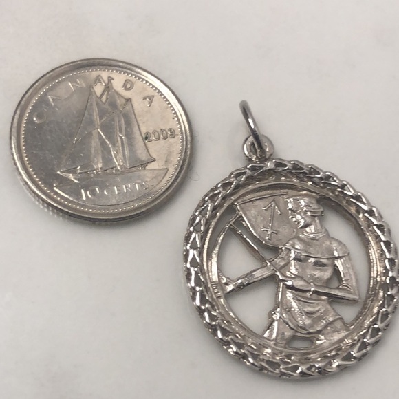 Sagittarius zodiac sterling silver vintage pendant bracelet charm‎ - Picture 3 of 4